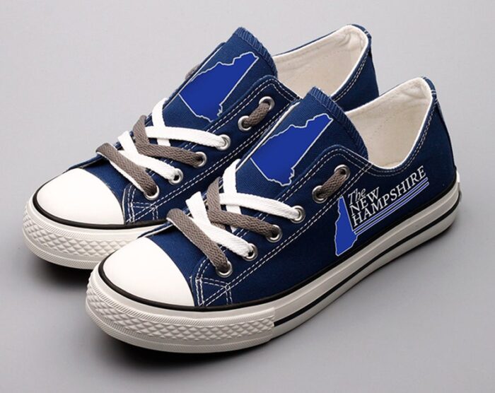 New Hampshire Low Top Canvas Shoes New Hampshire State ELT1133