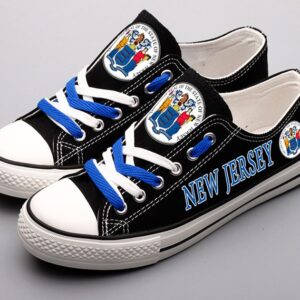 New Jersey Low Top Canvas Shoes New Jersey State ELT1132