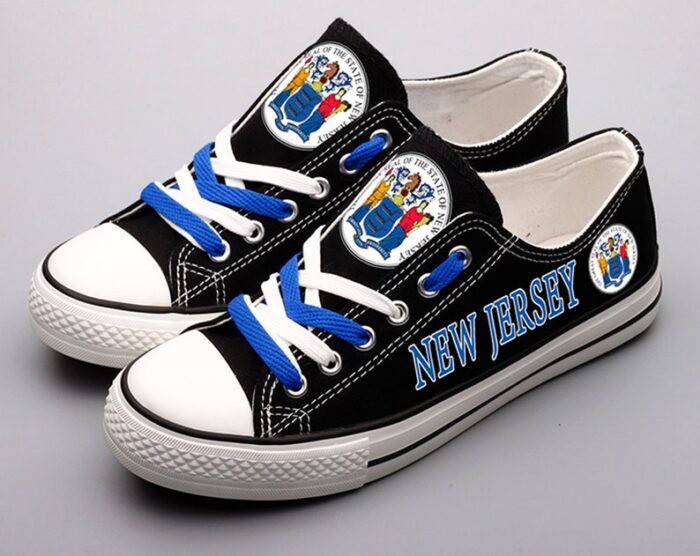 New Jersey Low Top Canvas Shoes New Jersey State ELT1132