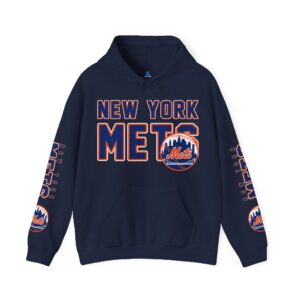 New York Mets Bold Unisex Hooded Sweatshirt JSH1134