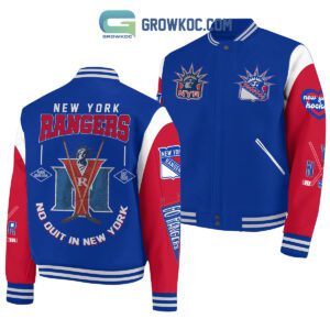 New York Rangers No Quit Proud Fan Baseball Jacket GBJ1309