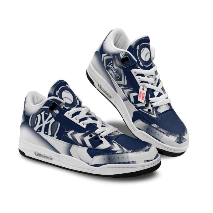 New York Yankees Jordan 3 Sneakers Custom Shoes WJD3107