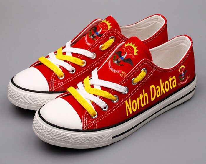 North Dakota Low Top Canvas Shoes North Dakota State ELT1131