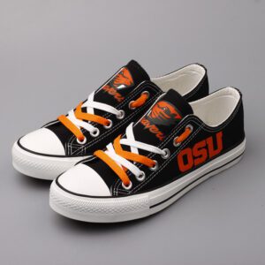 Oregon State Beavers NCAA College Students Low Top Canvas Shoes Sport Sneakers RBL1082
