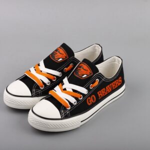 Oregon State Beavers NCAA College Students Low Top Canvas Shoes Sport Sneakers RBL1085