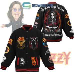 Ozzy Osbourne The Thing I've Lost Baseball Jacket GBJ1437