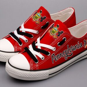 Pennsylvania Low Top Canvas Shoes Pennsylvania State ELT1129