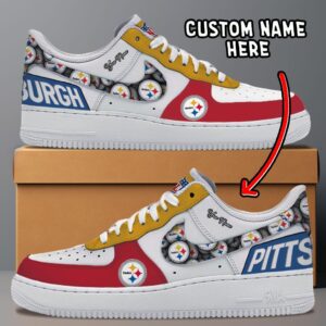 Pittsburgh Steelers NFL Personalized Air Force 1 Shoes AF1 Sneakers Limited For Fans WAF4025