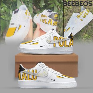 Pittsburgh Steelers "POLAMALU" Air Force 1 Shoes AF1 Limited Sneakers For Fan TCB1163