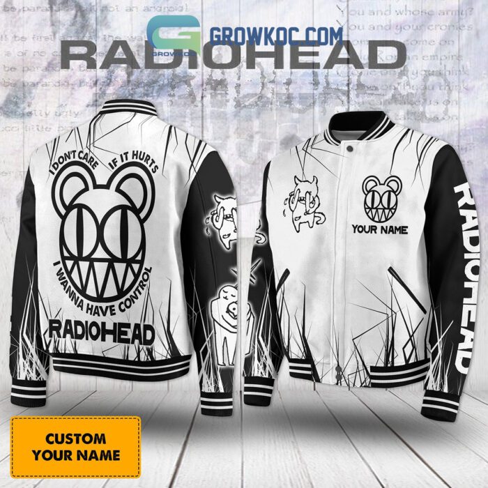 Radiohead It Hurts Personalized Baseball Jacket GBJ1252