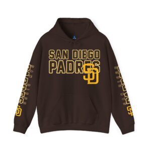 San Diego Padres Bold Unisex Hooded Sweatshirt JSH1132