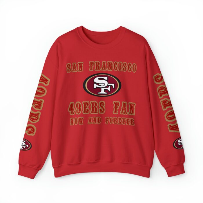 San Francisco 49ers Crewneck Sweatshirt - Fan Now and Forever JSH1051