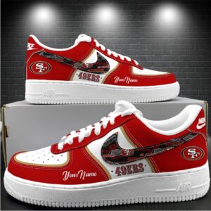 San Francisco 49ers Personalized Air Force 1 Shoes AF1 Limited Sneakers Custom Name WAF10319