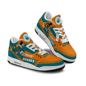 San Jose Sharks Jordan 3 Sneakers Custom Shoes WJD3181