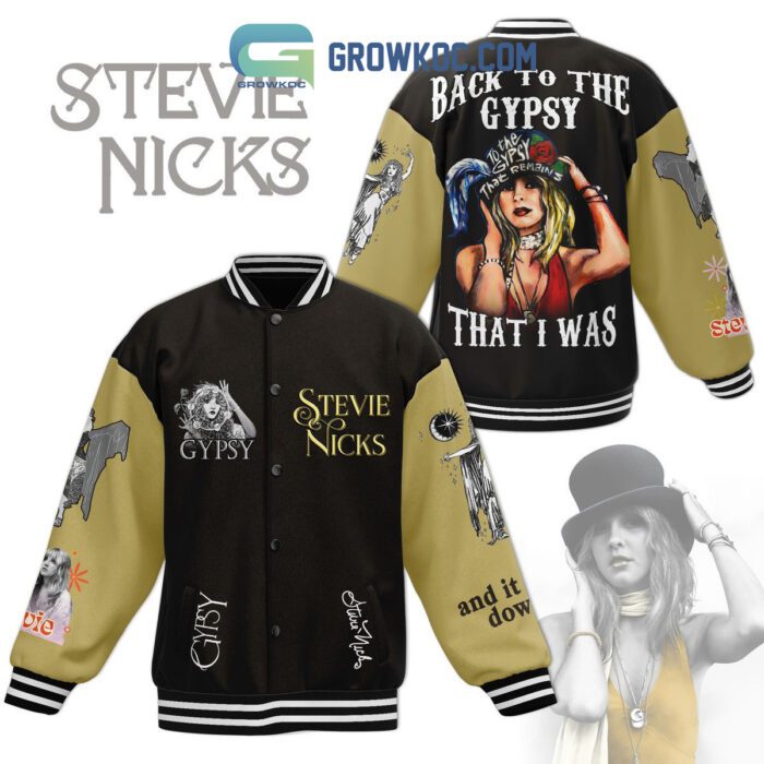 Stevie Nicks Back To The Gypsy That I Was Baseball Jacket GBJ1177