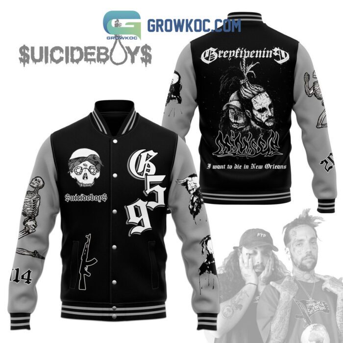 Suicideboys I Want To Die In New Orleans Baseball Jacket GBJ1531