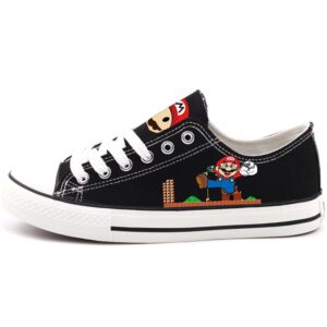 Super Mario Shoes Super Mario Low Top Canvas Sneakers ELT1057