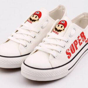 Super Mario Shoes Super Mario Low Top Canvas Sneakers ELT1062