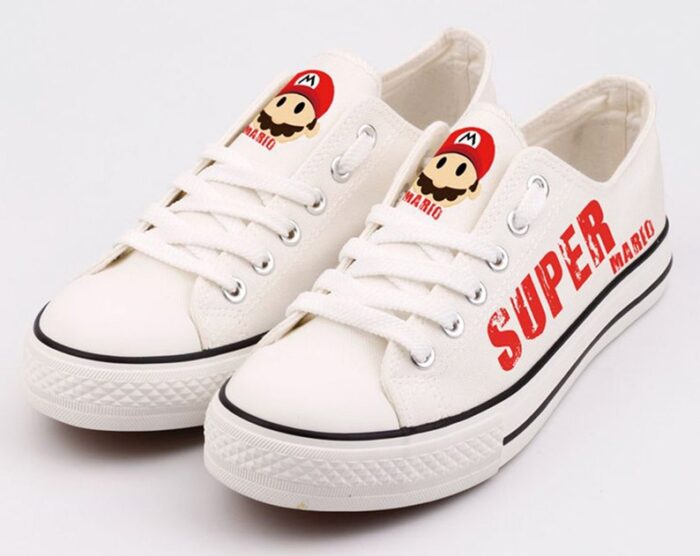 Super Mario Shoes Super Mario Low Top Canvas Sneakers ELT1062