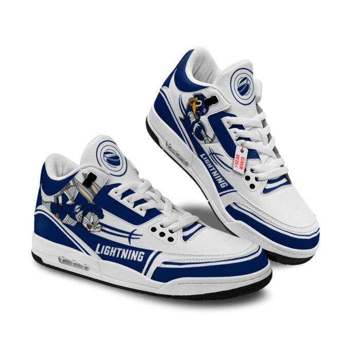 Tampa Bay Lightning Jordan 3 Sneakers Custom Shoes WJD3179