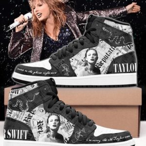 Taylor Swift Air Jordan 1 High Top Shoes JD1 Sneakers BJD5073