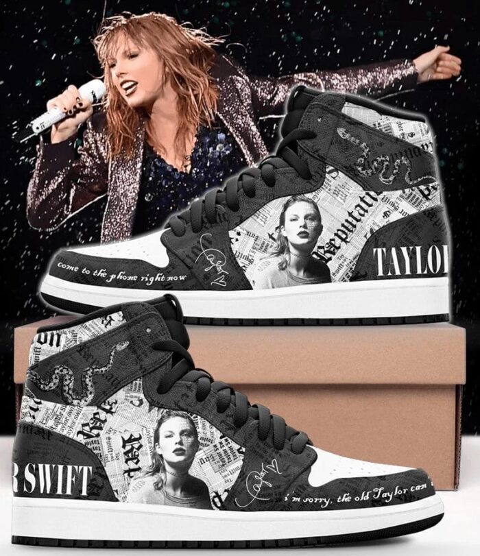 Taylor Swift Air Jordan 1 High Top Shoes JD1 Sneakers BJD5073