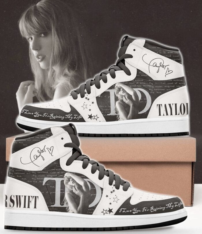 Taylor Swift Air Jordan 1 High Top Shoes JD1 Sneakers BJD5074