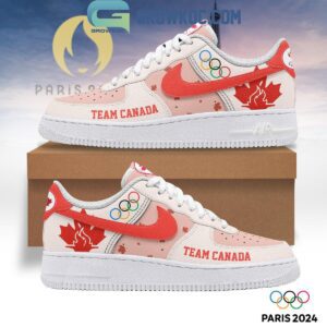 Team Canada Olympic Paris 2024 Celebration Air Force 1 Shoes BAF1251