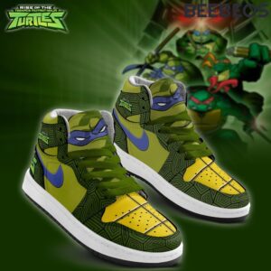 Teenage Mutant Ninja Turtle Don Air Jordan 1 High Top Shoes JD1 Sneakers BJD5006