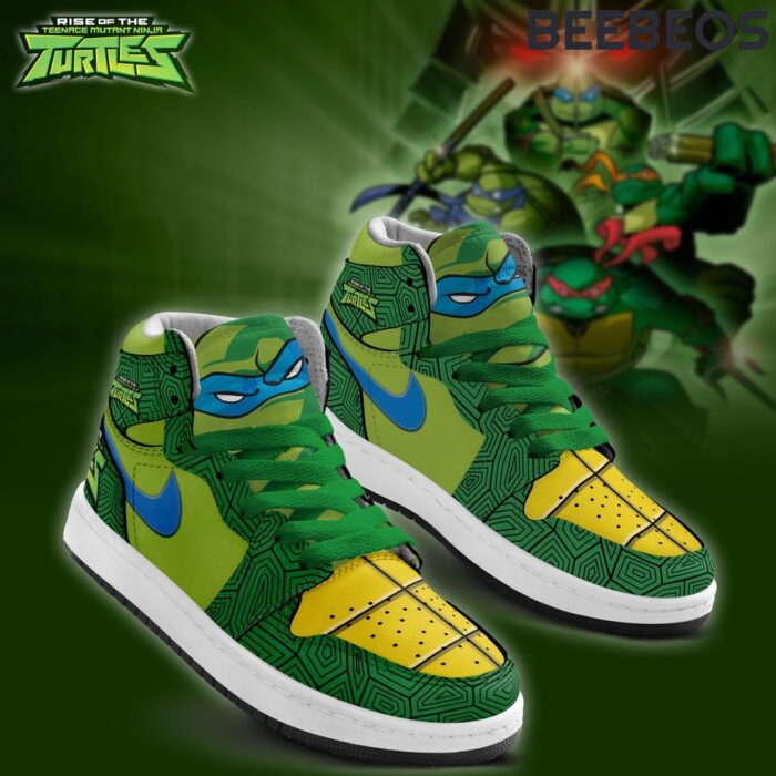 Teenage Mutant Ninja Turtle Leo Air Jordan 1 High Top Shoes JD1 Sneakers BJD5005