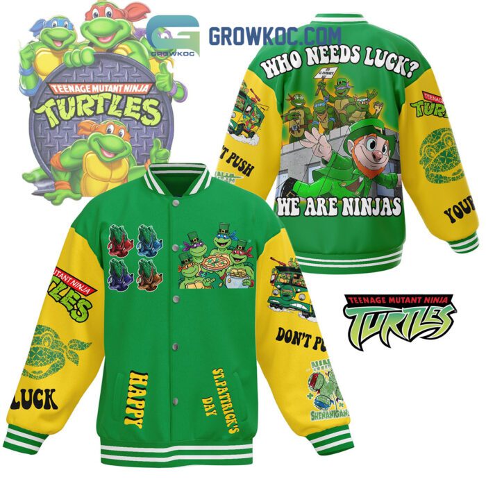 Teenage Mutant Ninja Turtles Need Luck Baseball Jacket GBJ1331