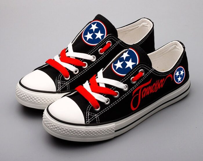 Tennessee Shoes Tennessee State Low Top Canvas Sneakers ELT1090