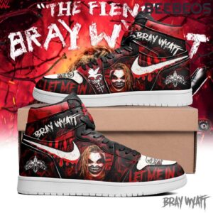 The Fiend Bray Wyatt Air Jordan 1 High Top Shoes JD1 Sneakers BJD5036