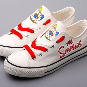 The Simpsons Shoes The Simpsons Low Top Canvas Sneakers ELT1064