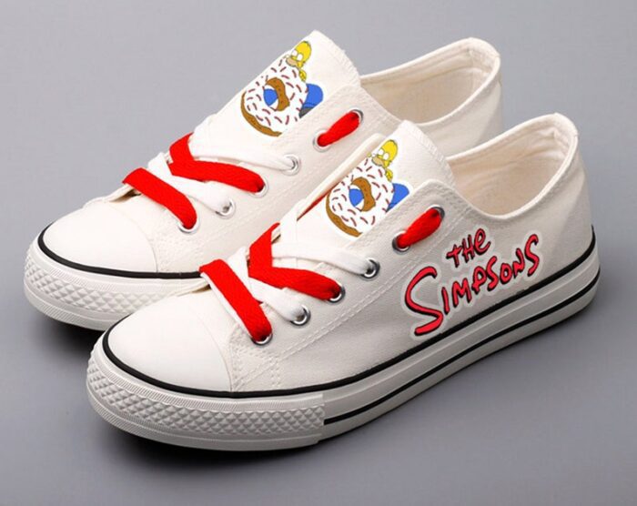 The Simpsons Shoes The Simpsons Low Top Canvas Sneakers ELT1064