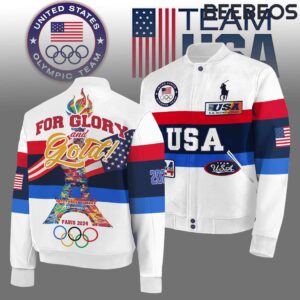 USA Olympic Team For Glory and Gold Baseball Jacket GBJ1588