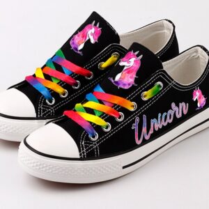 Unicorn Shoes Unicorn Low Top Canvas Sneakers  ELT1028