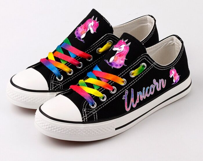 Unicorn Shoes Unicorn Low Top Canvas Sneakers  ELT1028