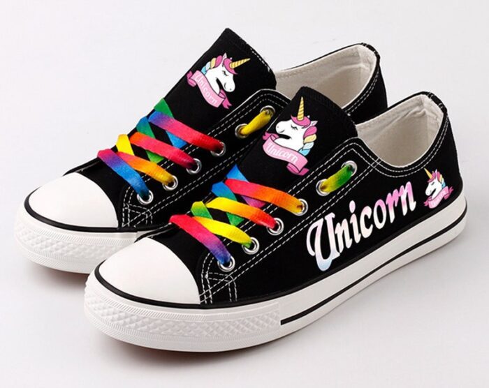 Unicorn Shoes Unicorn Low Top Canvas Sneakers  ELT1058