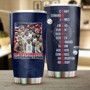 United States Olympic 2024 Men National Basketball Team Tumbler Cup GUS1011