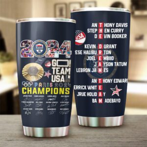 United States Olympic 2024 Men National Basketball Team Tumbler Cup GUS1014