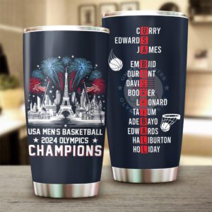 United States Olympic 2024 Men National Basketball Team Tumbler Cup GUS1016