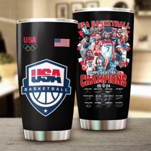 United States Olympic 2024 Men National Basketball Team Tumbler Cup GUS1020