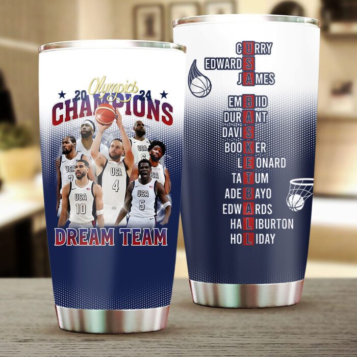 United States Olympic 2024 Men National Basketball Team Tumbler Cup GUS1026