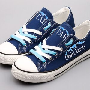 Utah County Shoes Utah State Low Top Canvas Sneakers ELT1126