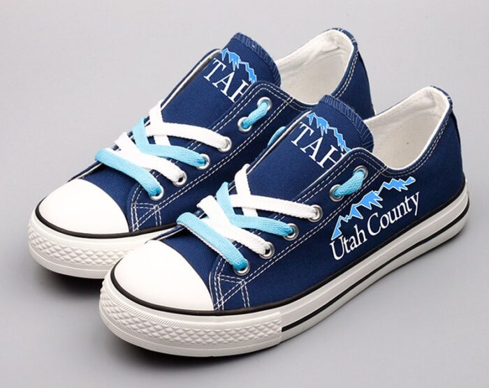 Utah County Shoes Utah State Low Top Canvas Sneakers ELT1126