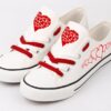 Valentines Day Shoes Romantic Low Top Canvas Sneakers ELT1146