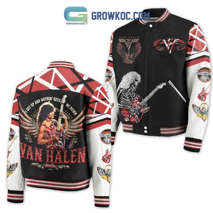 Van Halen I Get Up And Nothin' Gets Me Down Baseball Jacket GBJ1228