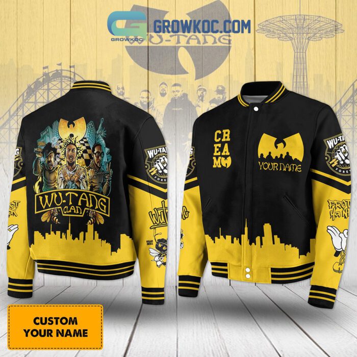 Wu Tang Clan Protect Personalized Baseball Jacket GBJ1304