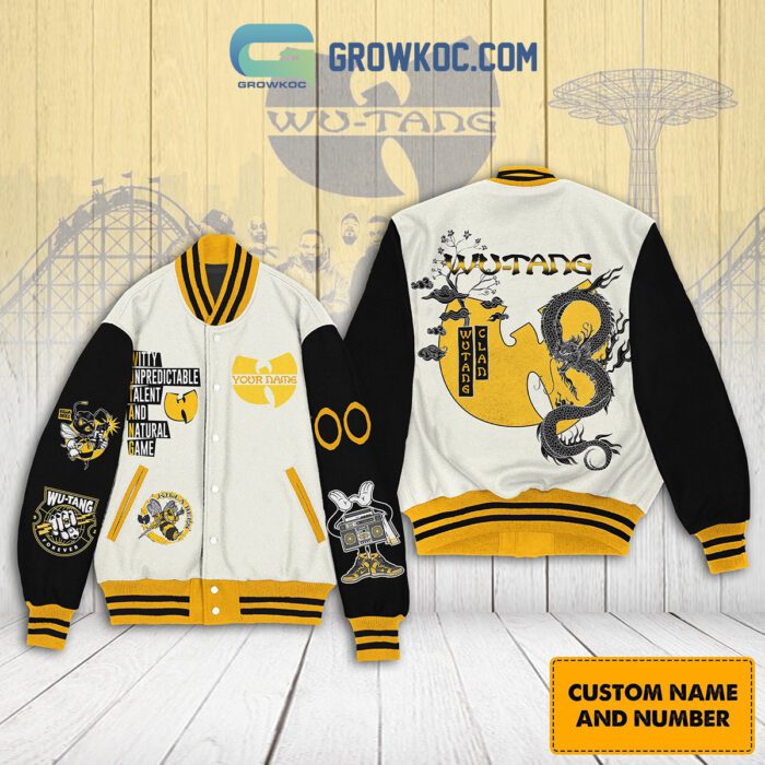 Wu Tang Clan Wu Tang Killa Beez The Swarm Personalized Christmas Baseball Jacket GBJ1506